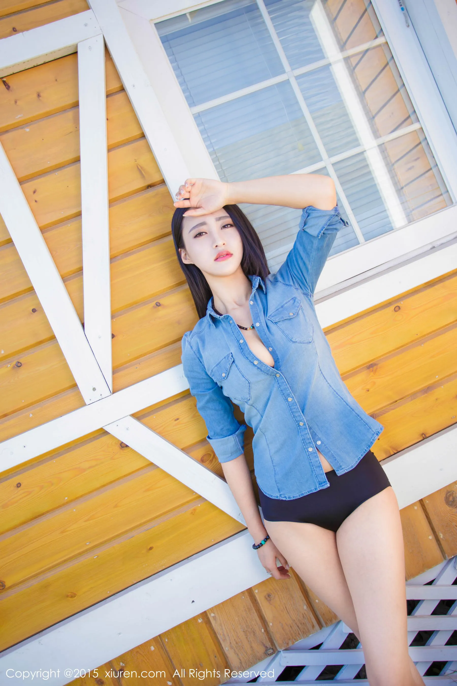  清新女神@lucky咏丹 秀人网 No.421第1张