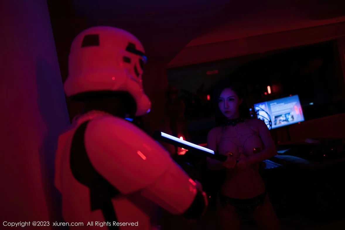  XiuRen 秀人 No.6908 大琪琪Emily 黑色情趣内衣 [83P]第26张