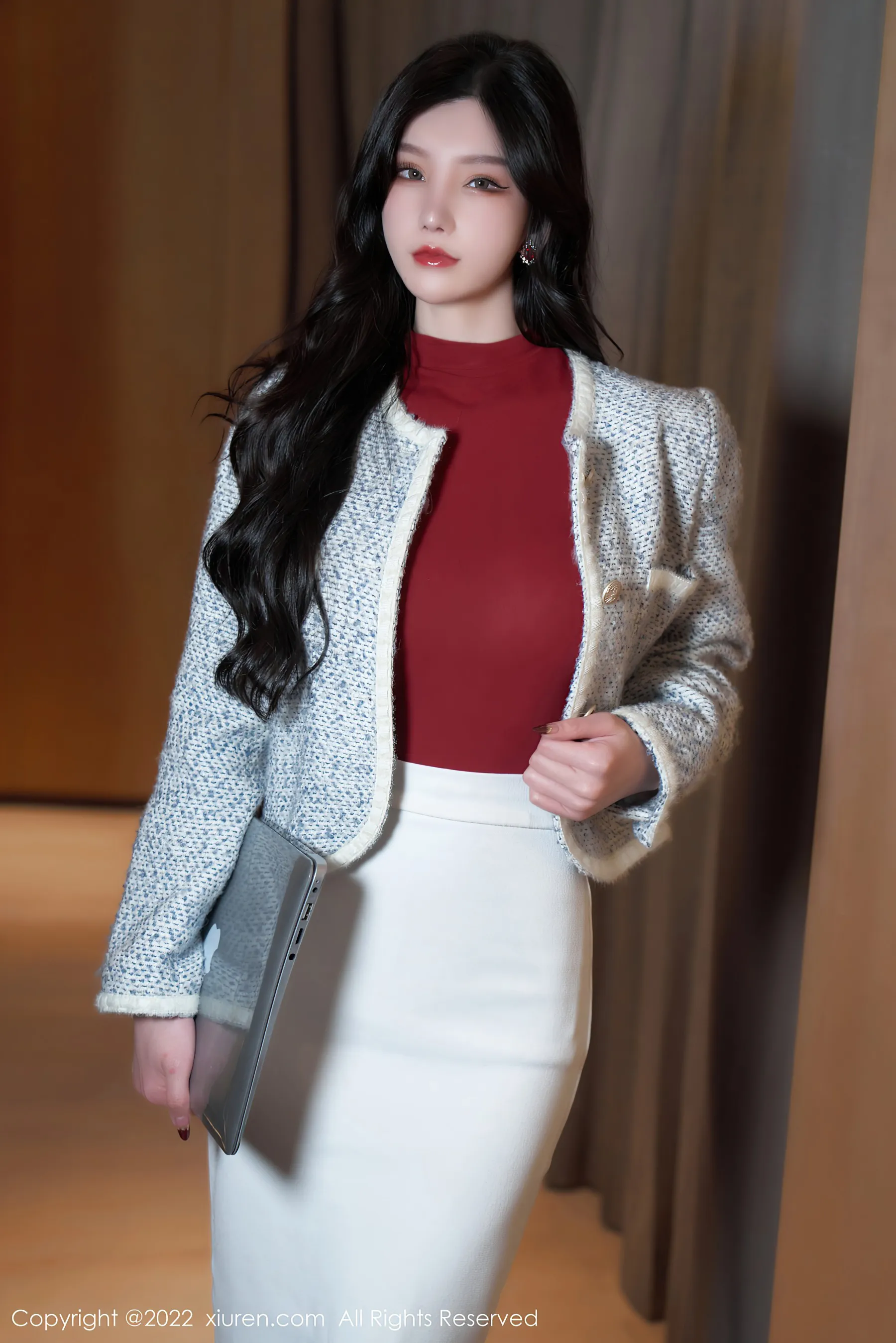  秀人网 No.4728 周于希Sally 丝袜美臀职场写真第4张