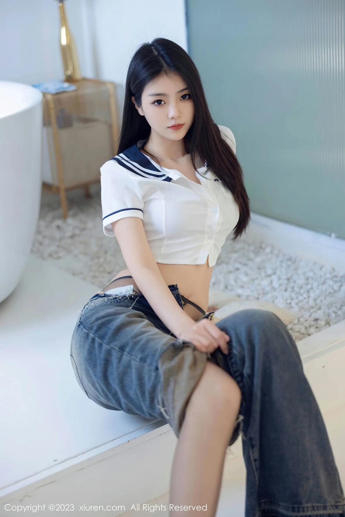  XiuRen 秀人 No.7027 可樂Vicky 魅惑黑丝性感写真 [83P]第5张