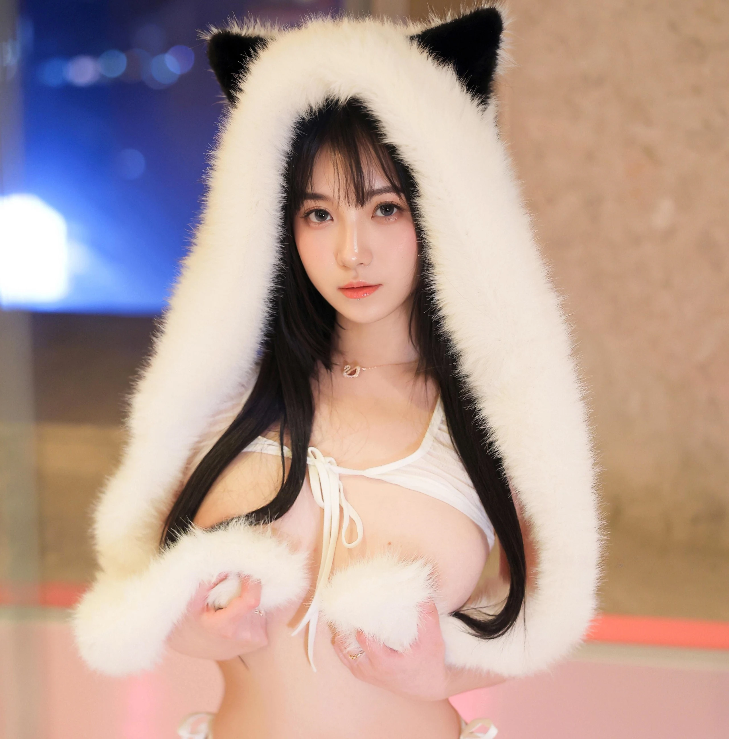 XiuRen 内购版 No.10302 软情 白色小猫咪 [60P]第7张