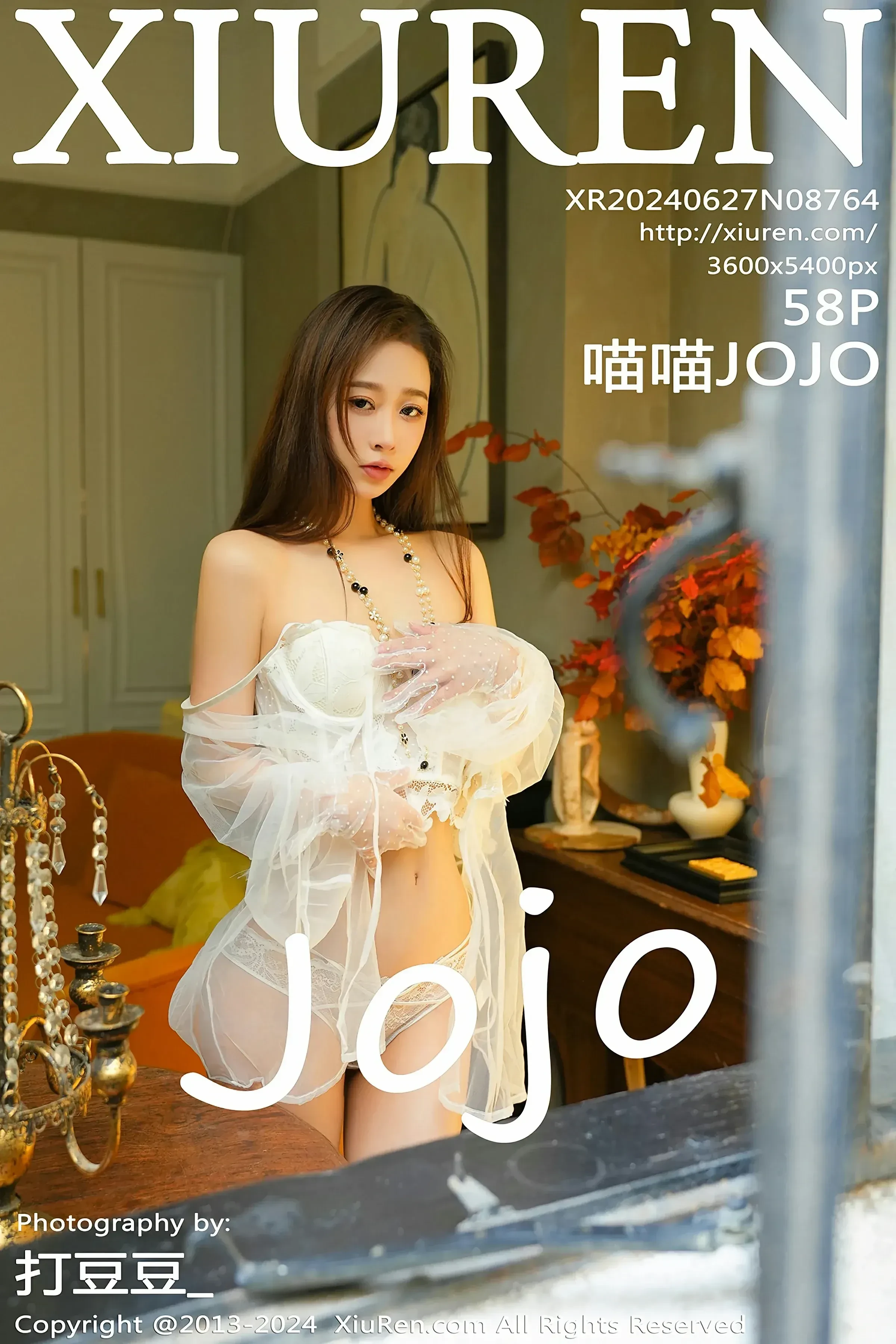  XiuRen 秀人 No.8764 新人模特 喵喵JOJO [58P]第1张