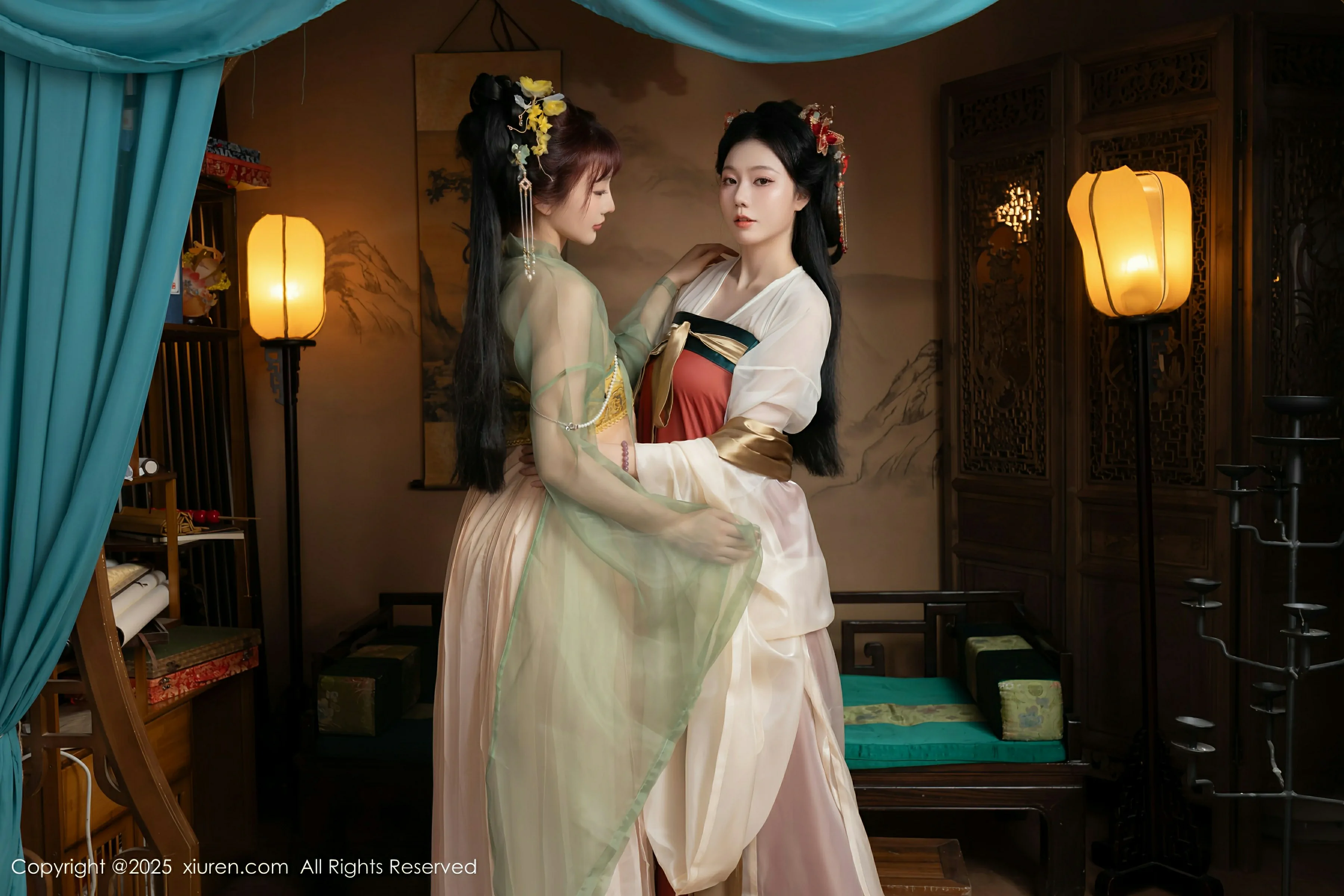  XiuRen 秀人 No.10223 陆萱萱&安然anran [80P]第13张