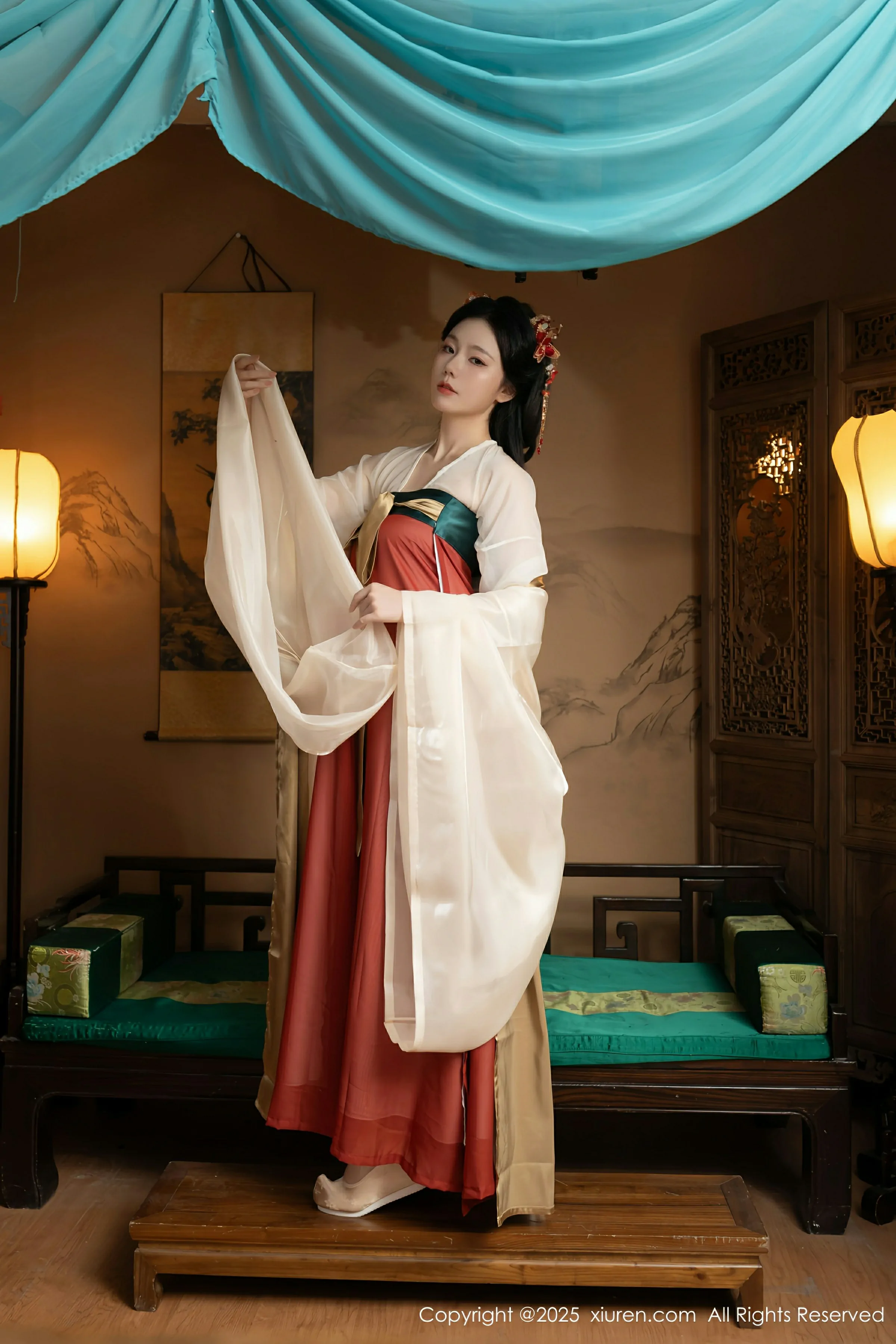  XiuRen 秀人 No.10223 陆萱萱&安然anran [80P]第12张