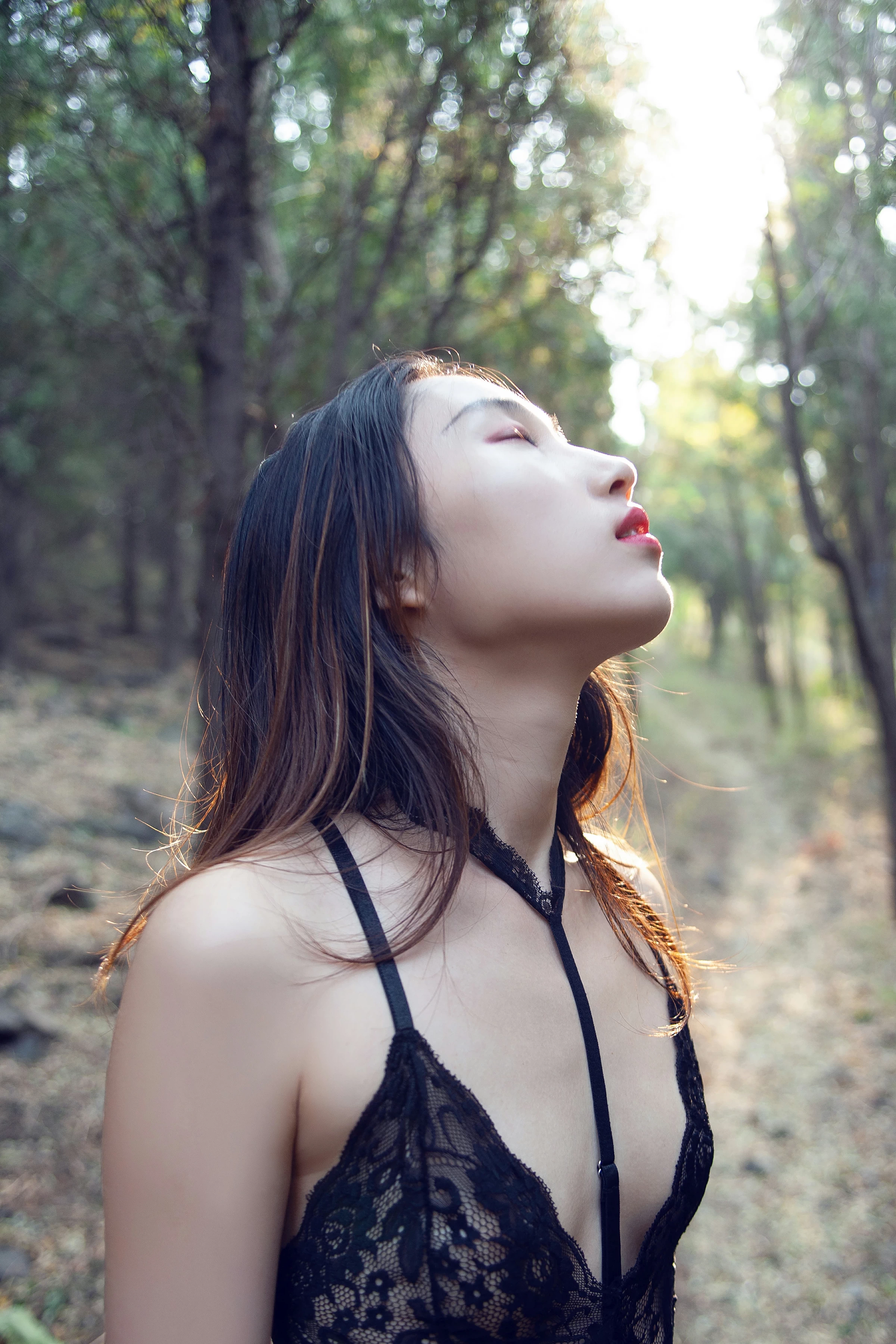 [YALAYI雅拉伊]NO.130 逃离出梦境 熏儿 黑色透视情趣连体内衣性感私房写真集第14张