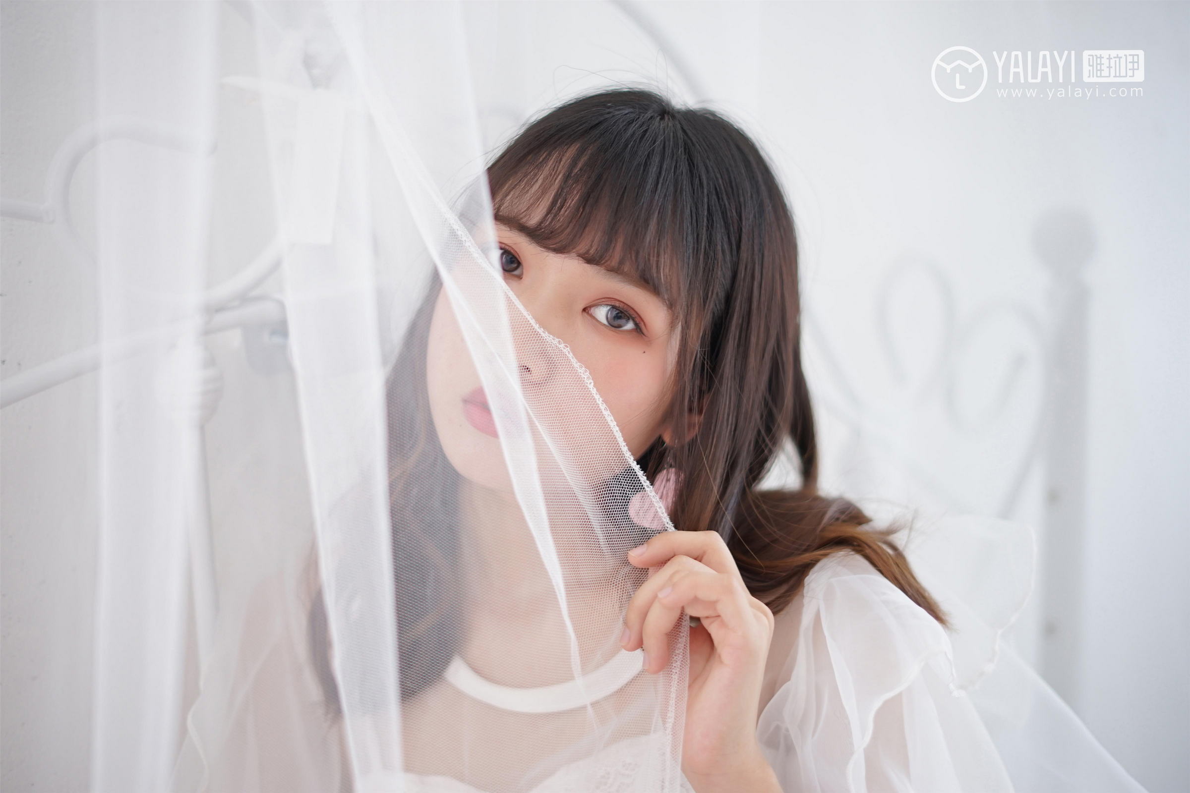 [YALAYI雅拉伊]NO.001 恋上你的床 公主小兔子 透视连衣裙性感私房写真集第2张