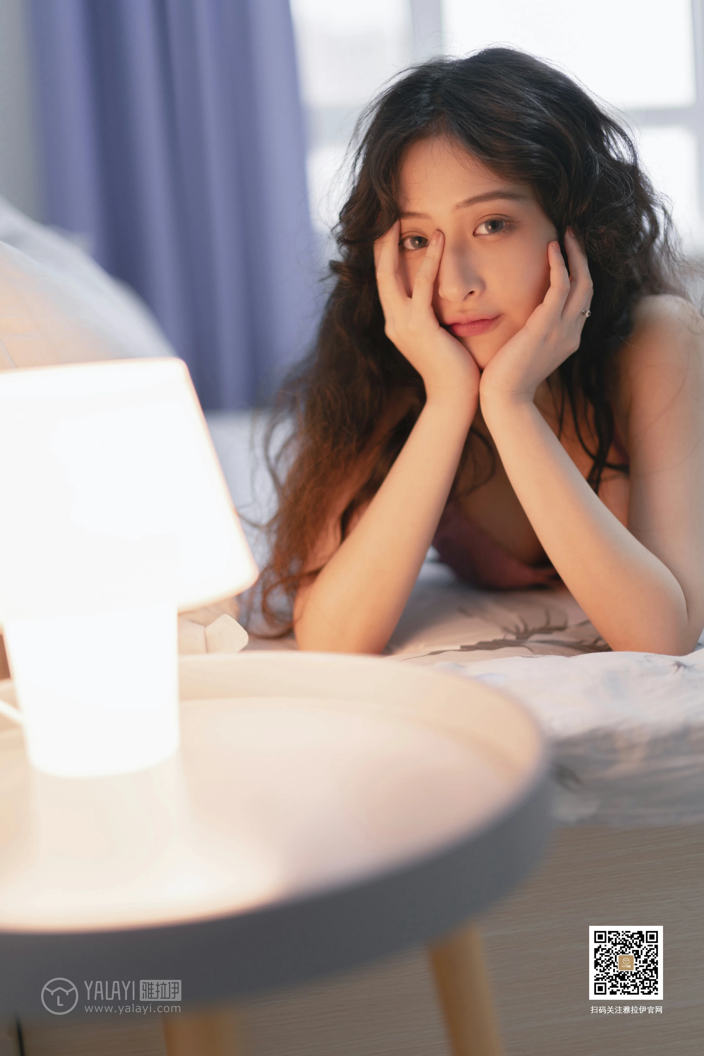 [YALAYI雅拉伊]No.379 霹雳娇娃 西子 粉色蕾丝内衣性感私房写真集第7张
