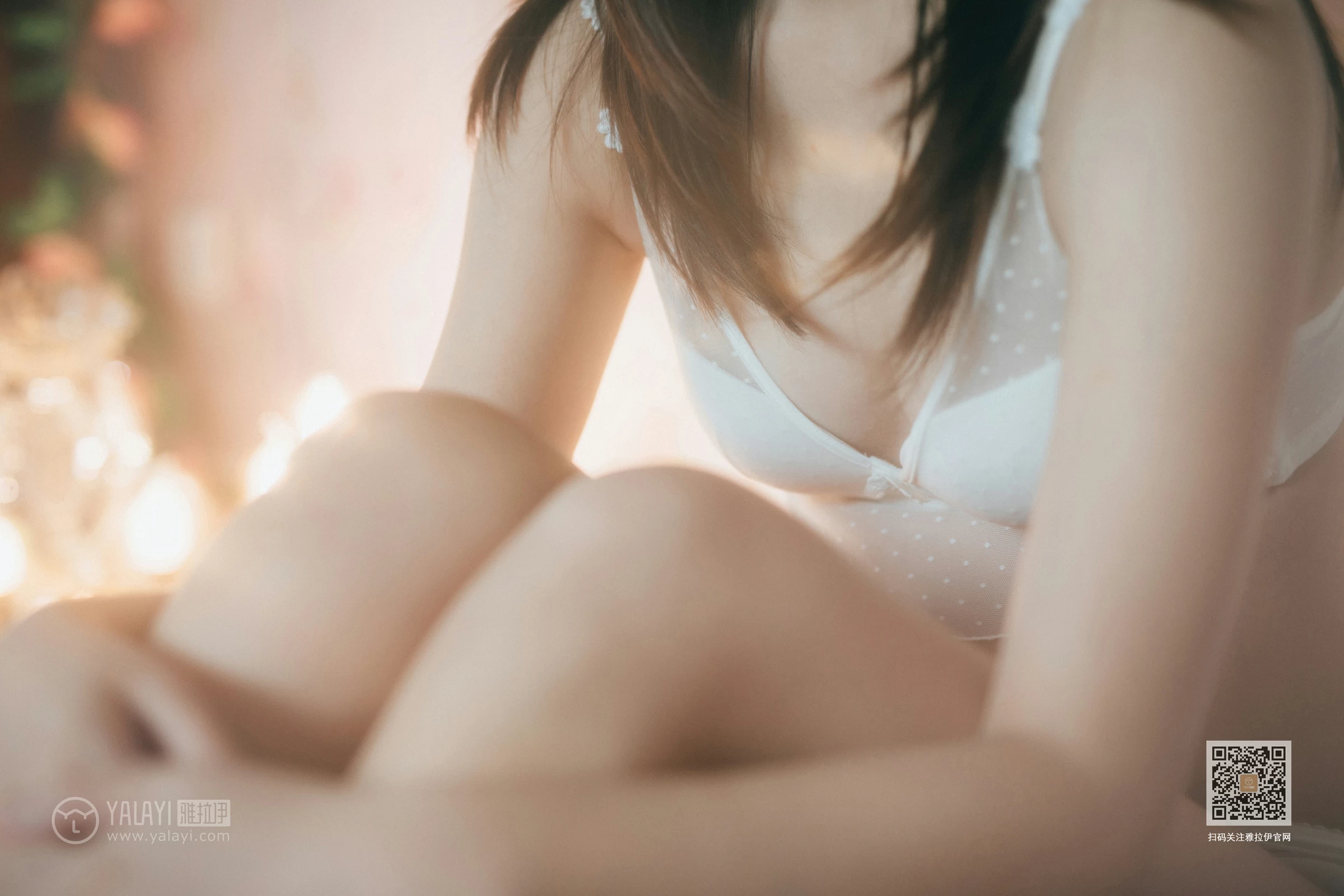 [YALAYI雅拉伊]Vol.451 唯一的你 倪倪 白色透视情趣内衣性感私房写真集第14张