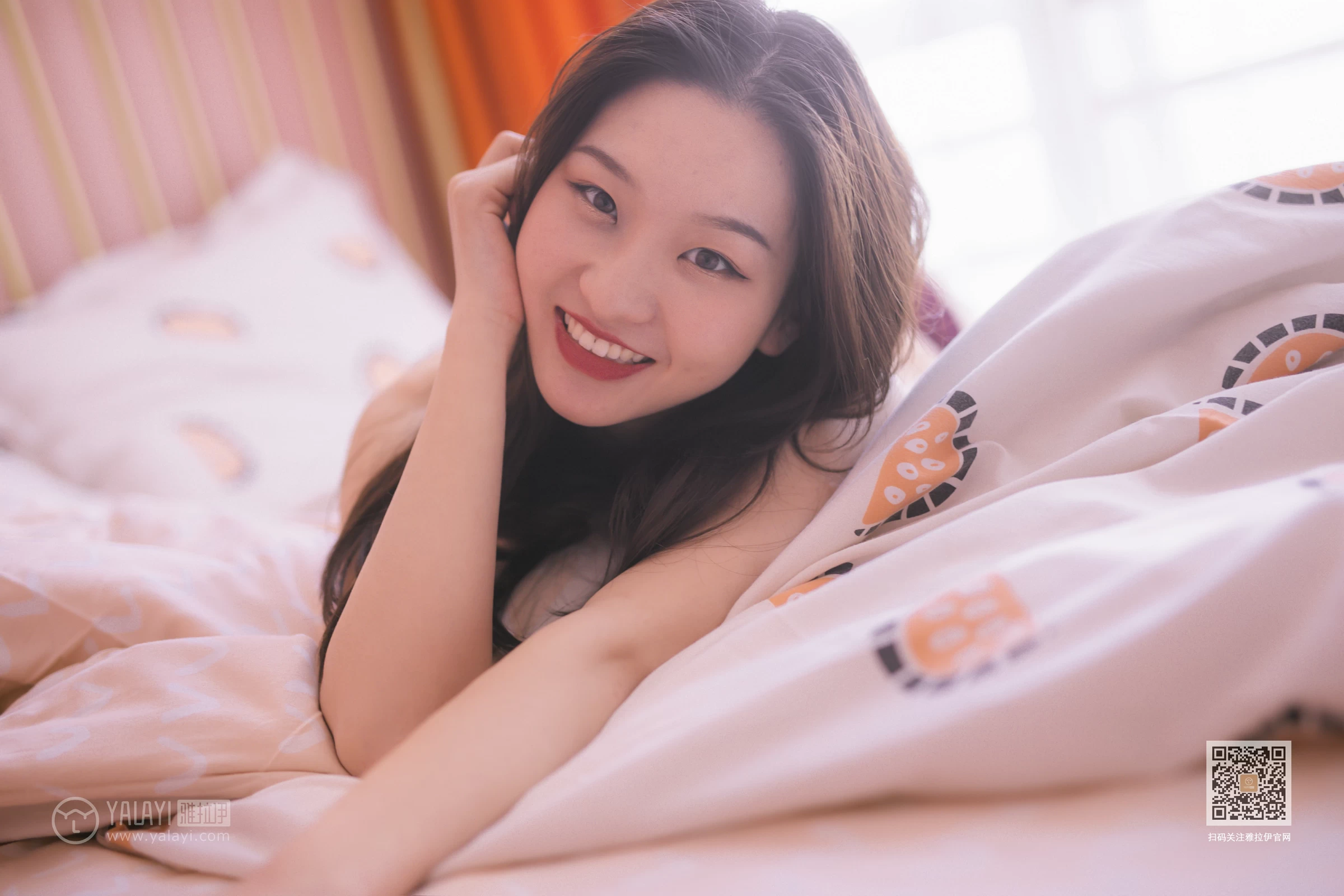 [YALAYI雅拉伊]NO.641 《青春期少女》 明月 红色蕾丝内衣性感私房写真集第7张