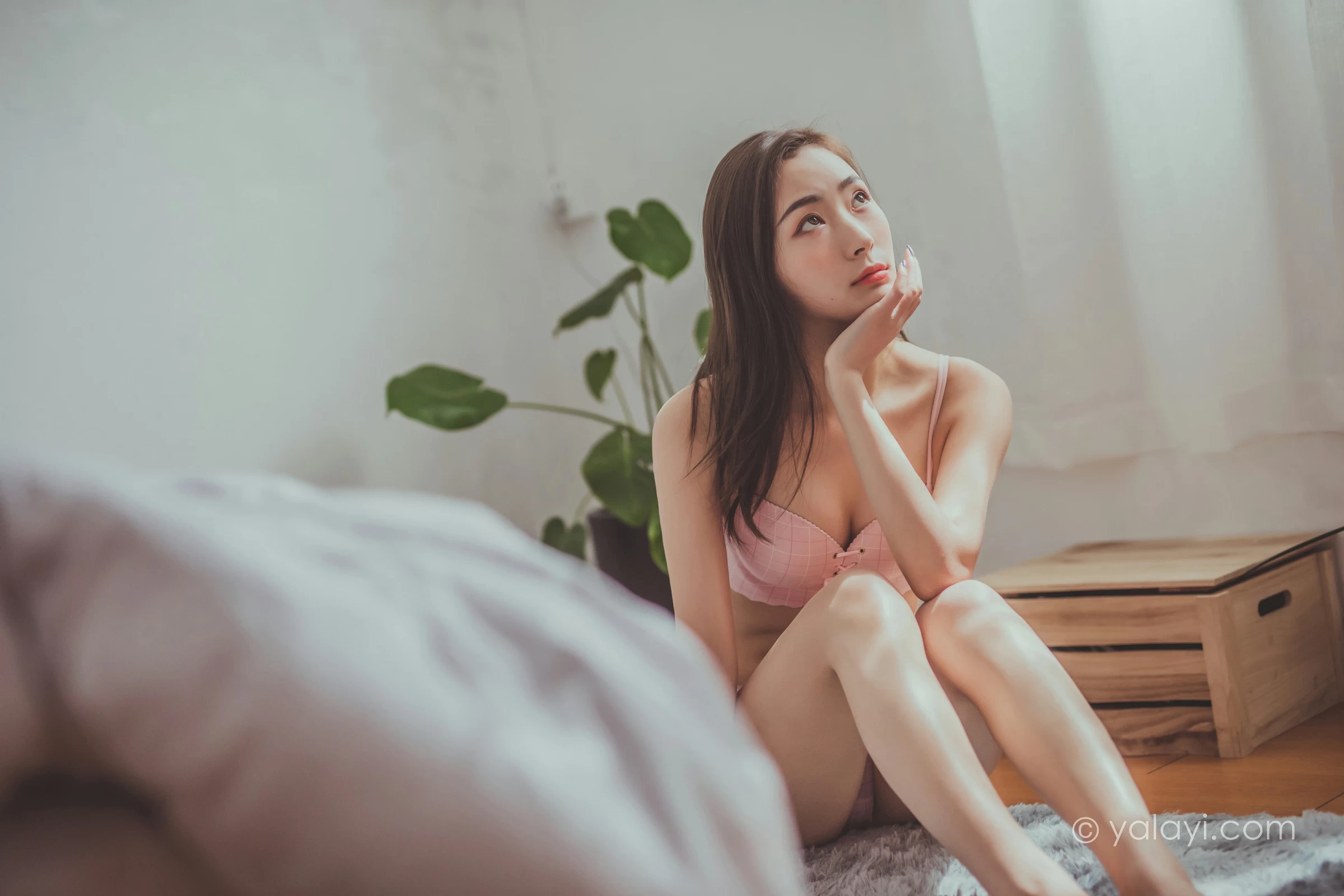 [YALAYI雅拉伊]NO.664 《相濡以沫》 海棠 粉色内衣性感私房写真集第5张