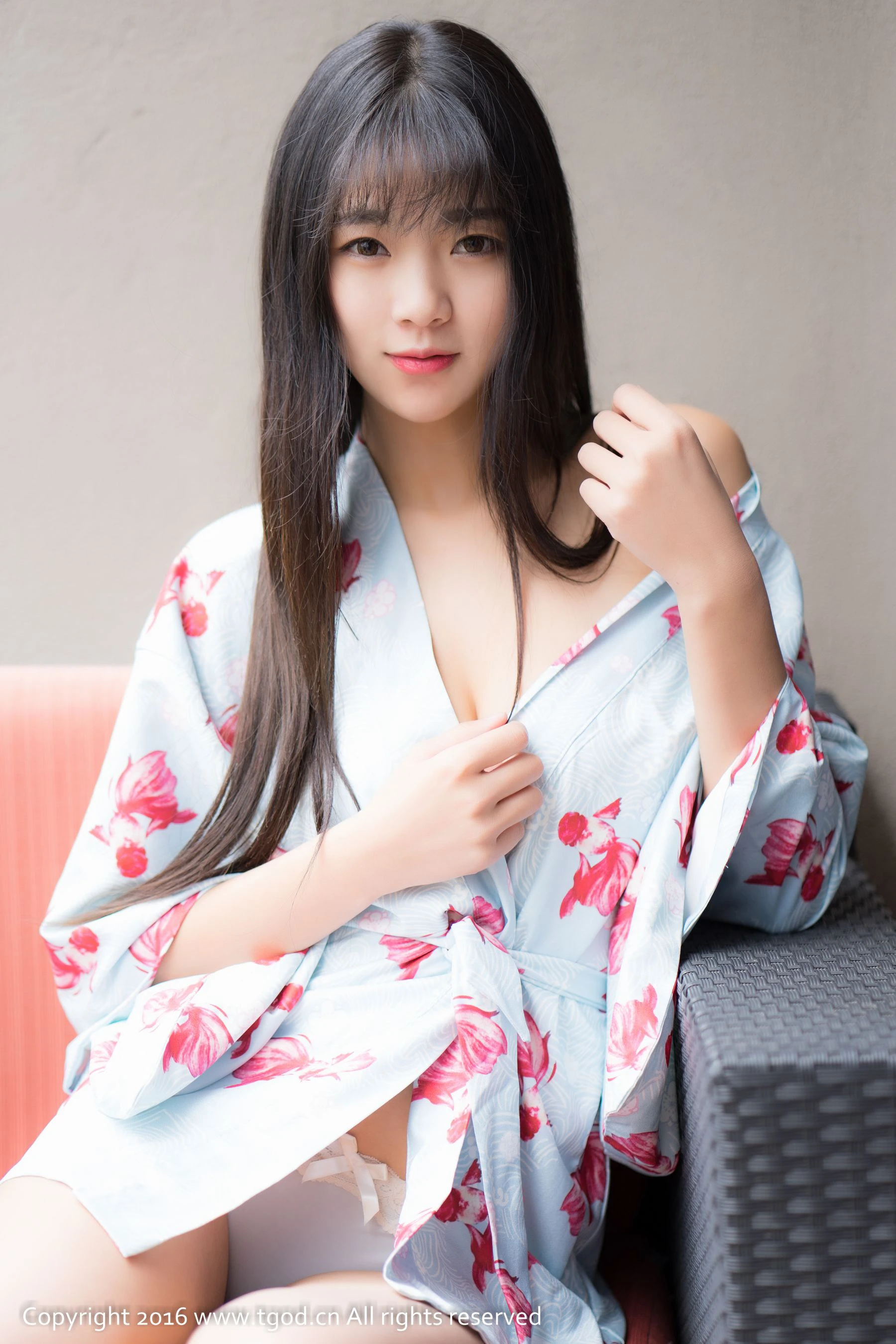 可乐Vicky《大理旅拍》清新和服+性感内衣 推女神/尤蜜荟第4张