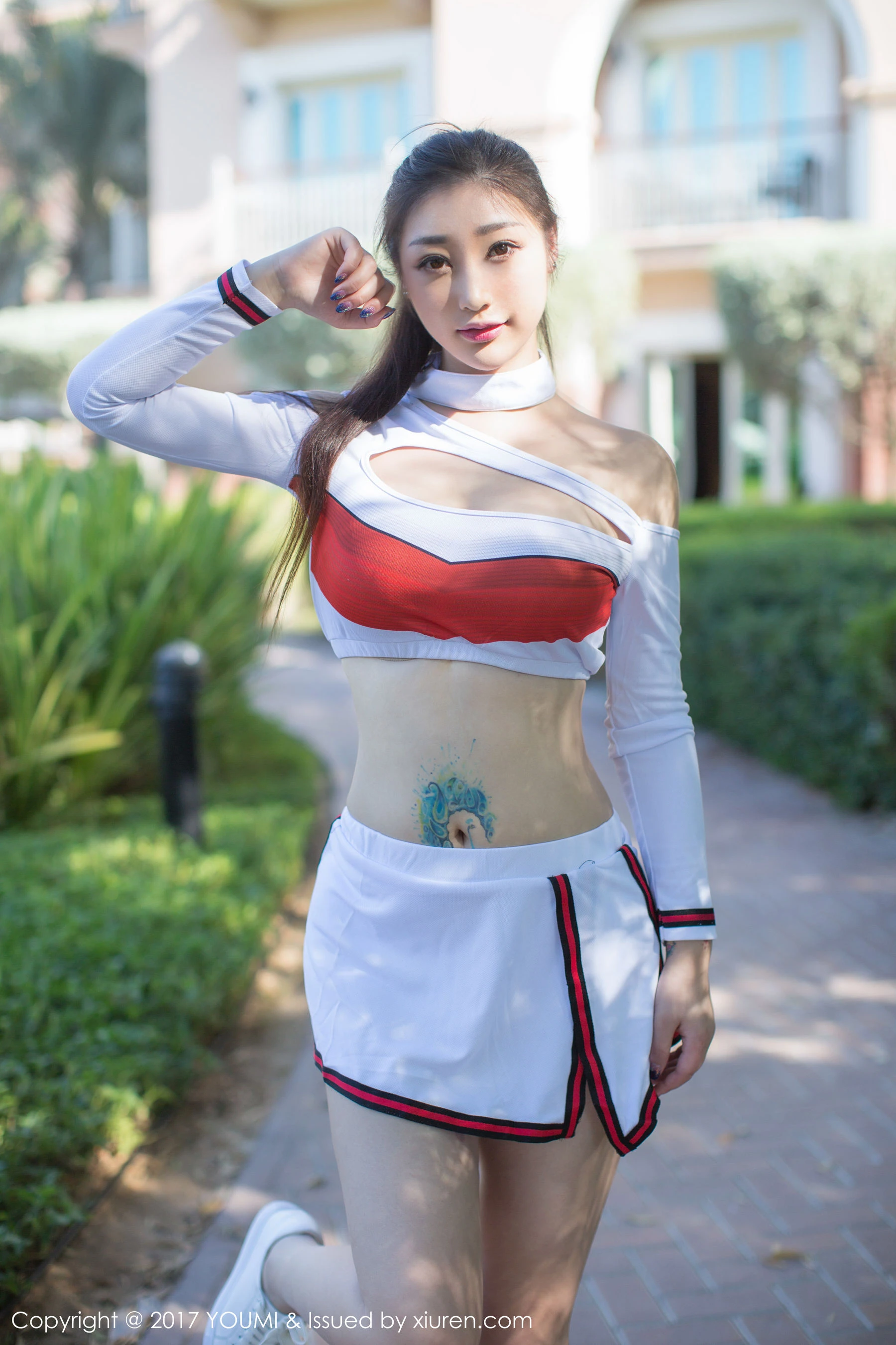 妲己_Toxic《制服+真空金属链》 尤蜜荟 VOL.090第4张