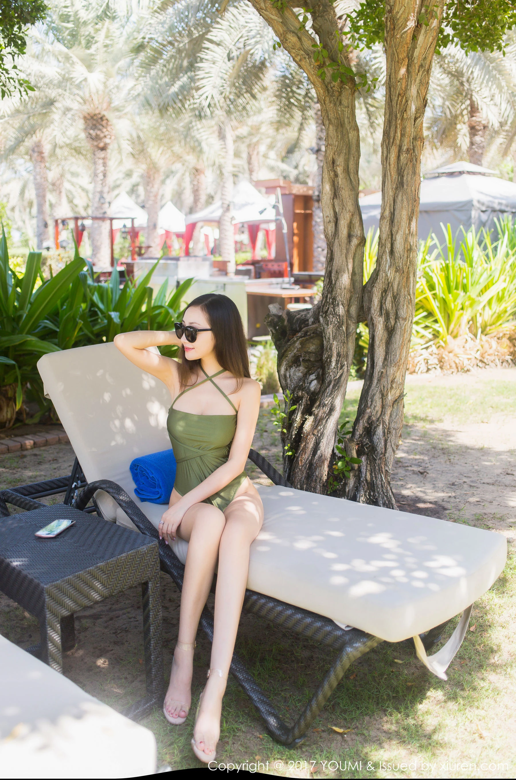  Yumi-尤美《蓝天银滩白云佳人美》 尤蜜荟 VOL.088