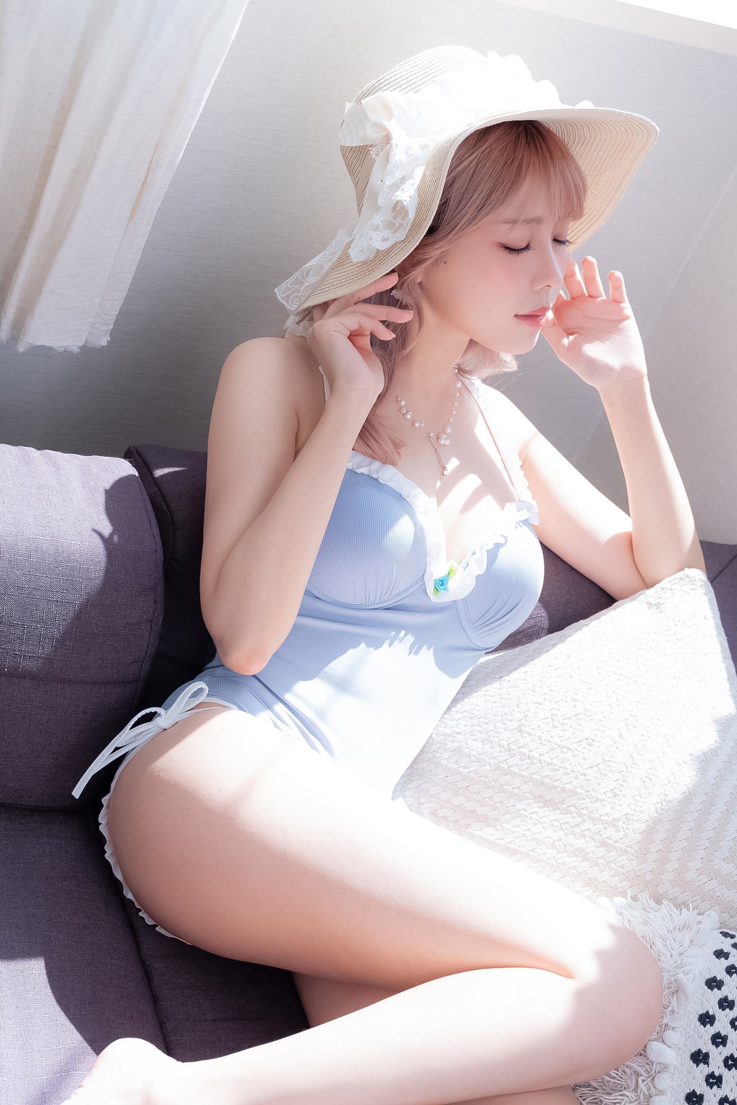 Ely_eee(ElyEE子)  Mist Blue Lady [37P]第2张