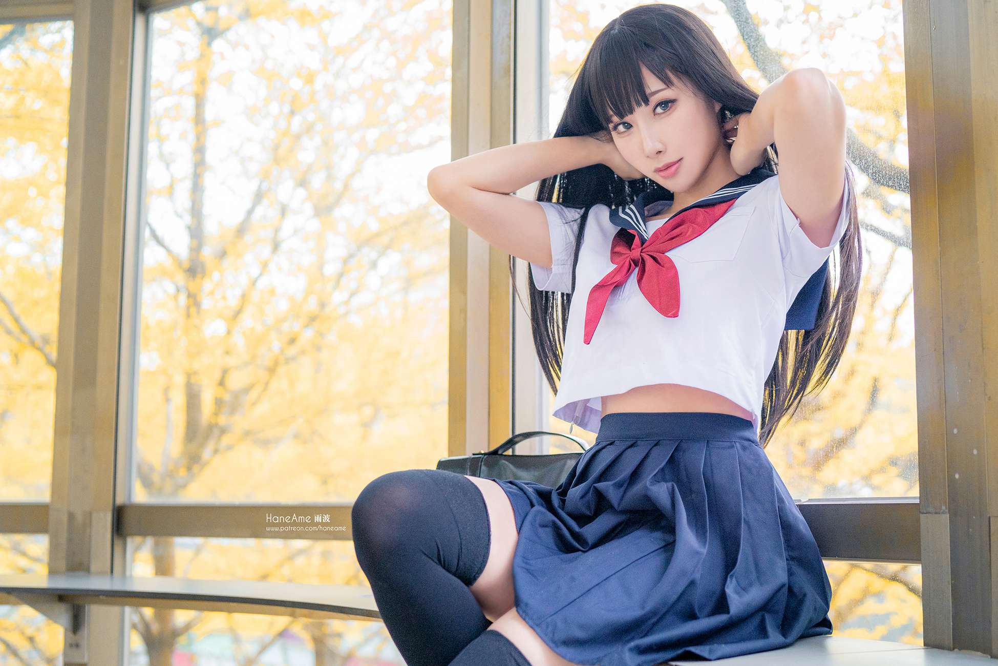 Hane Ame 雨波写真 &#8211; JK[16P]第2张