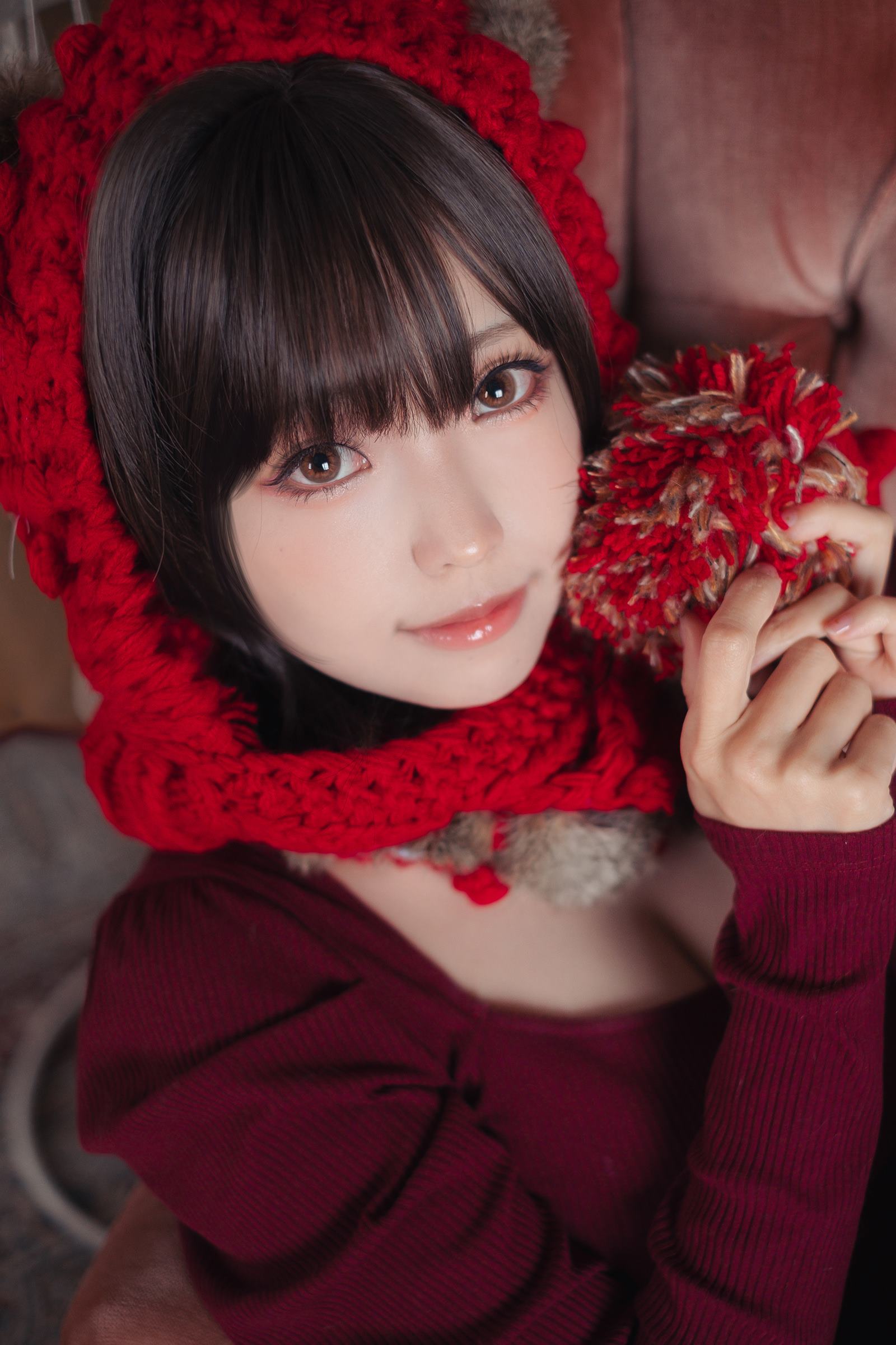 Ely_eee(ElyEE子)   红色 KNITTING[52P]第3张