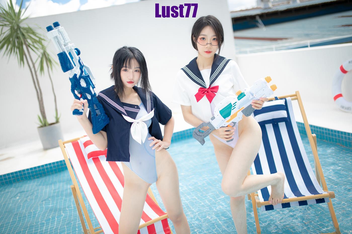 人气Coser@柒柒要乖哦 清凉夏日 [22P]第2张