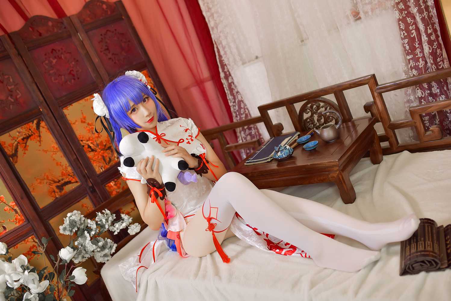 网荭Coser@九曲Jean 旗袍 在现浏览第1张