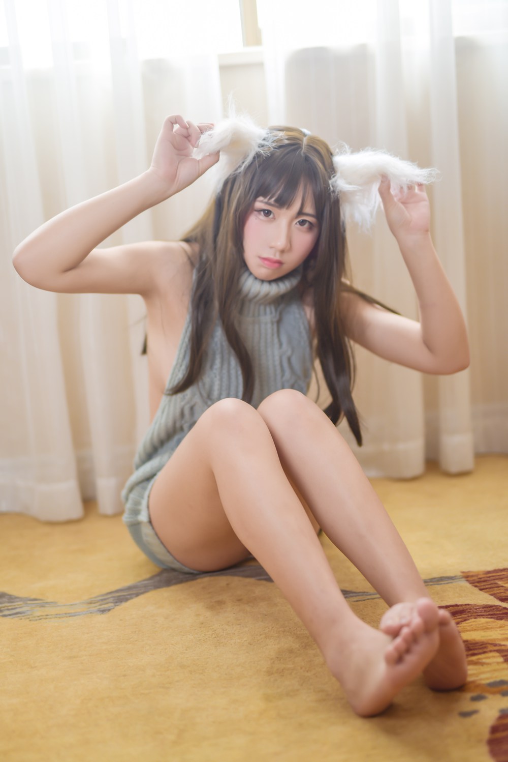 网荭Coser@九曲Jean 露背毛衣 在现浏览第7张