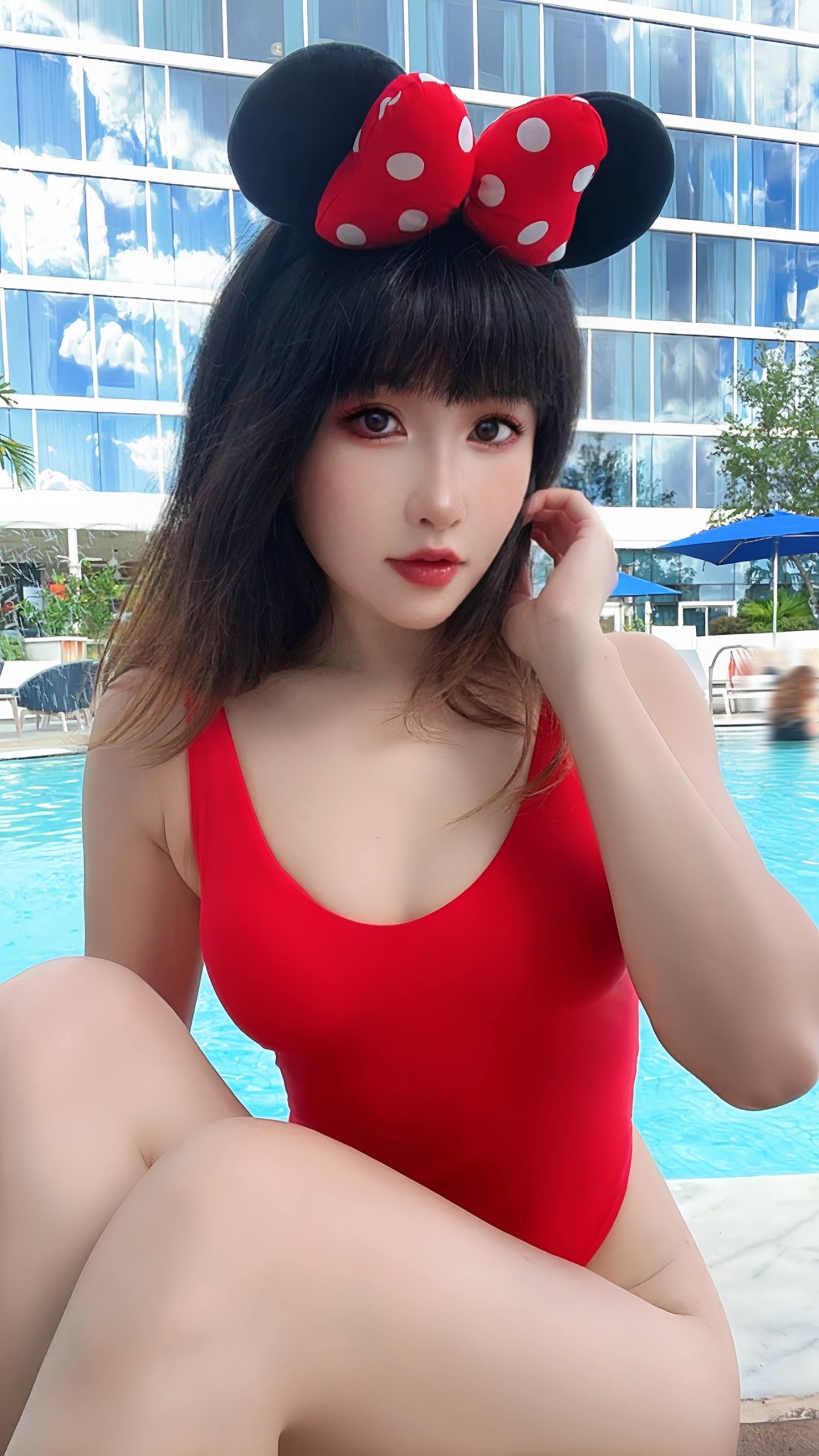 MisswarmJ  Disney Red Bikini 18[8P]第1张