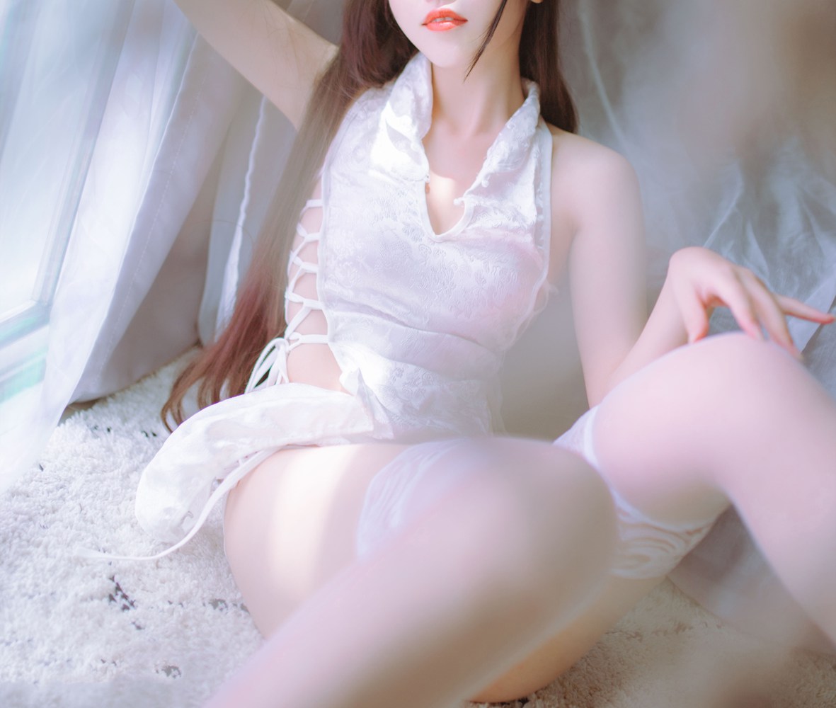 微博人气Coser@抖娘-利世 抖娘×不呆猫 黑白旗袍双子 在现浏览第2张